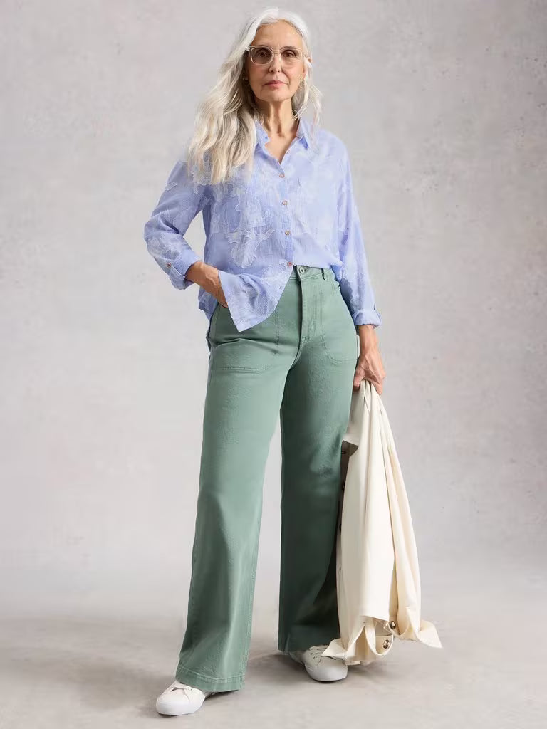 White Stuff - Sophie Jacquard shirt -