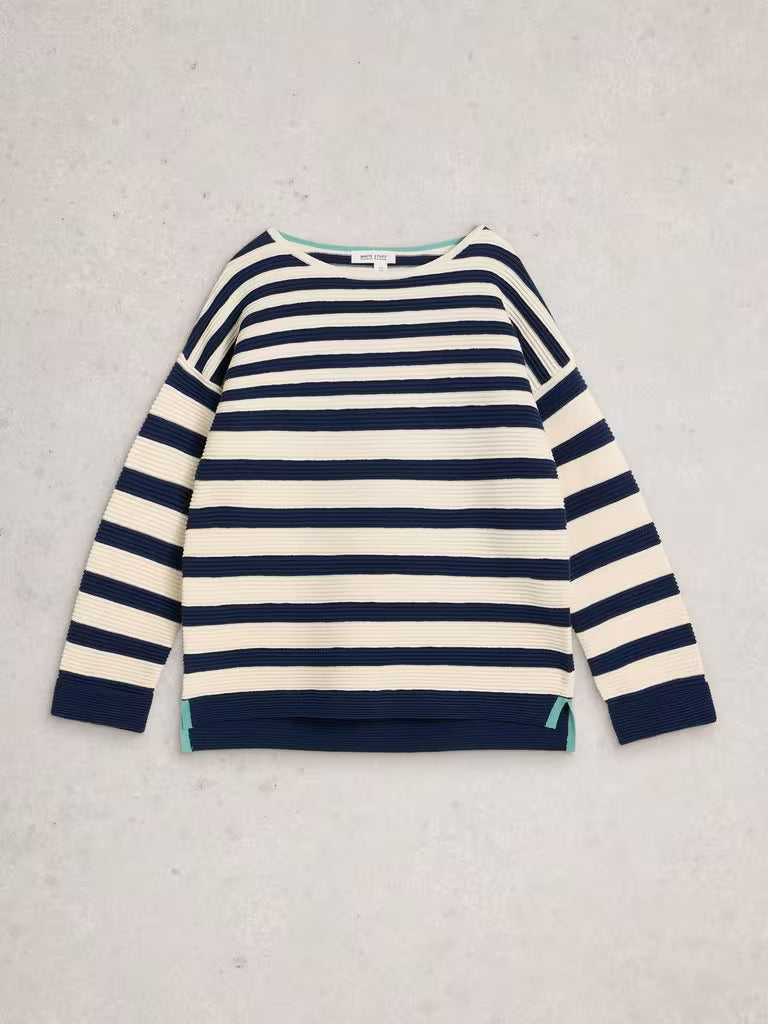 White Stuff - Jana Striped jumper - Navy Multi
