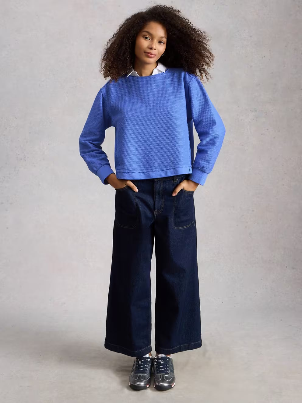 White Stuff - Herringbone sweat