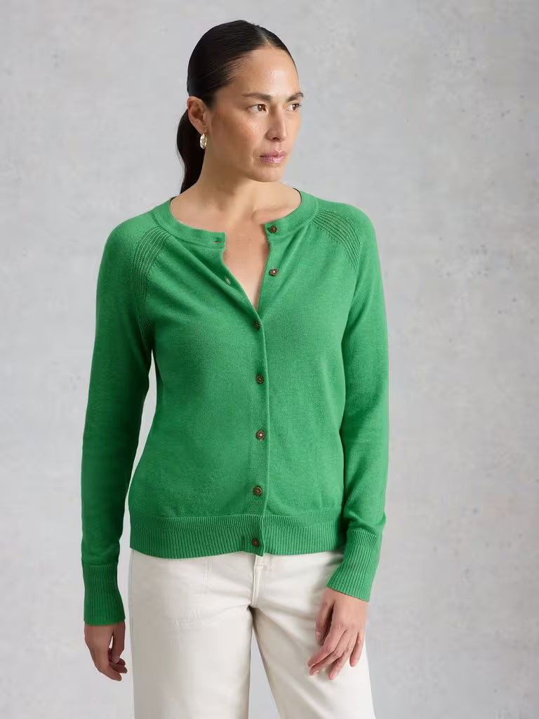 White stuff - Lulu cardi - mid green