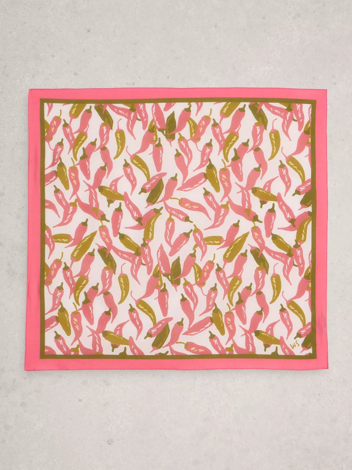 White Stuff - Ellie square printed scarf