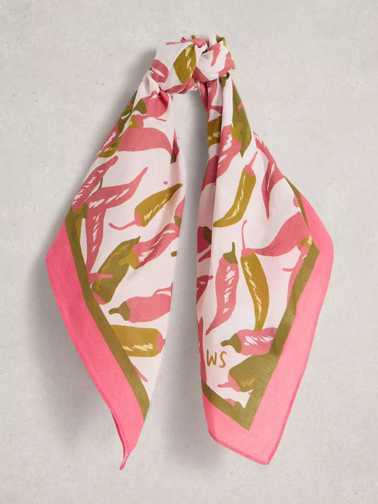 White Stuff - Ellie square printed scarf