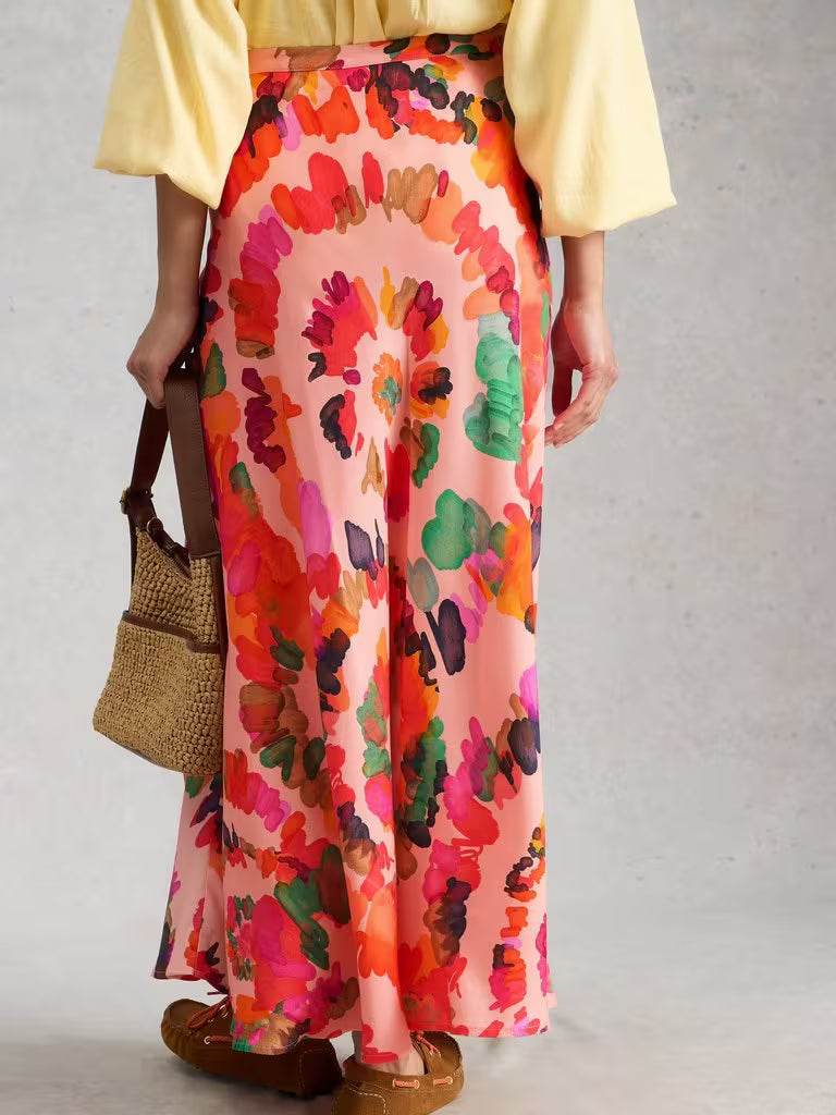 White Stuff - Hope Bias Cut Maxi Skirt