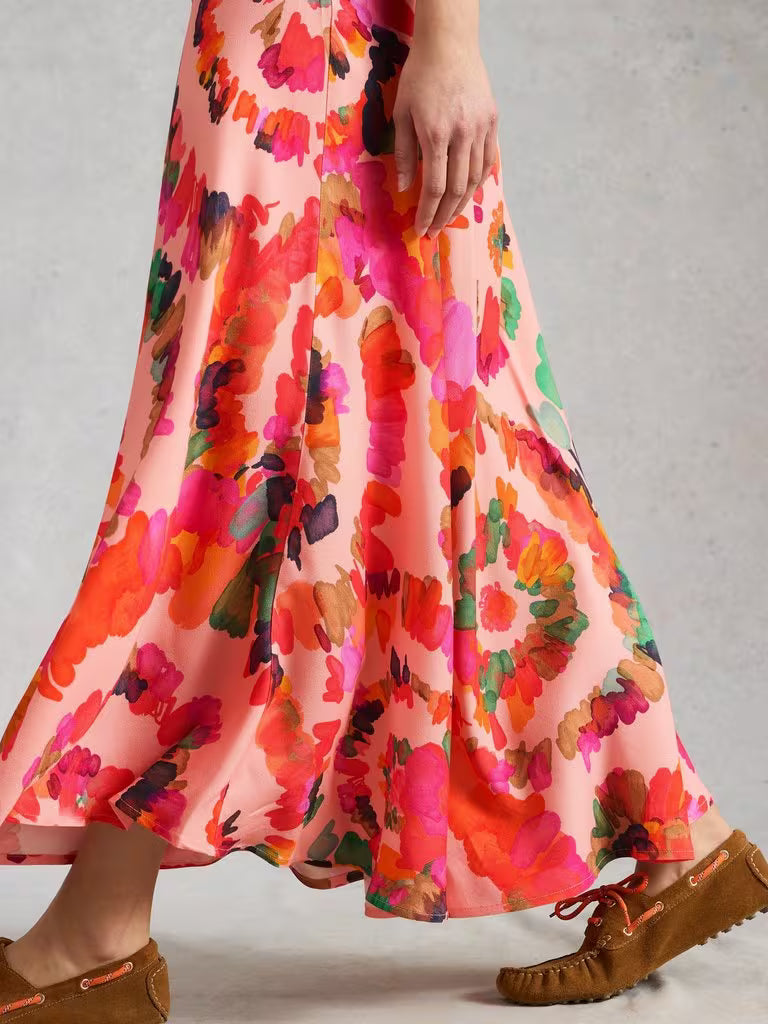 White Stuff - Hope Bias Cut Maxi Skirt