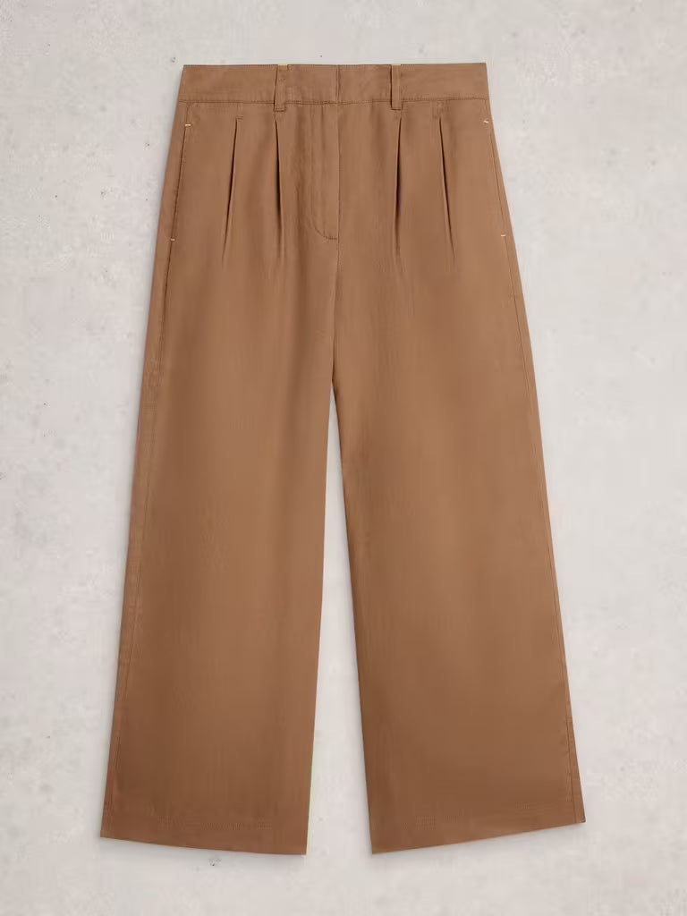 White Stuff - Sasha Wide leg Linen Trousers
