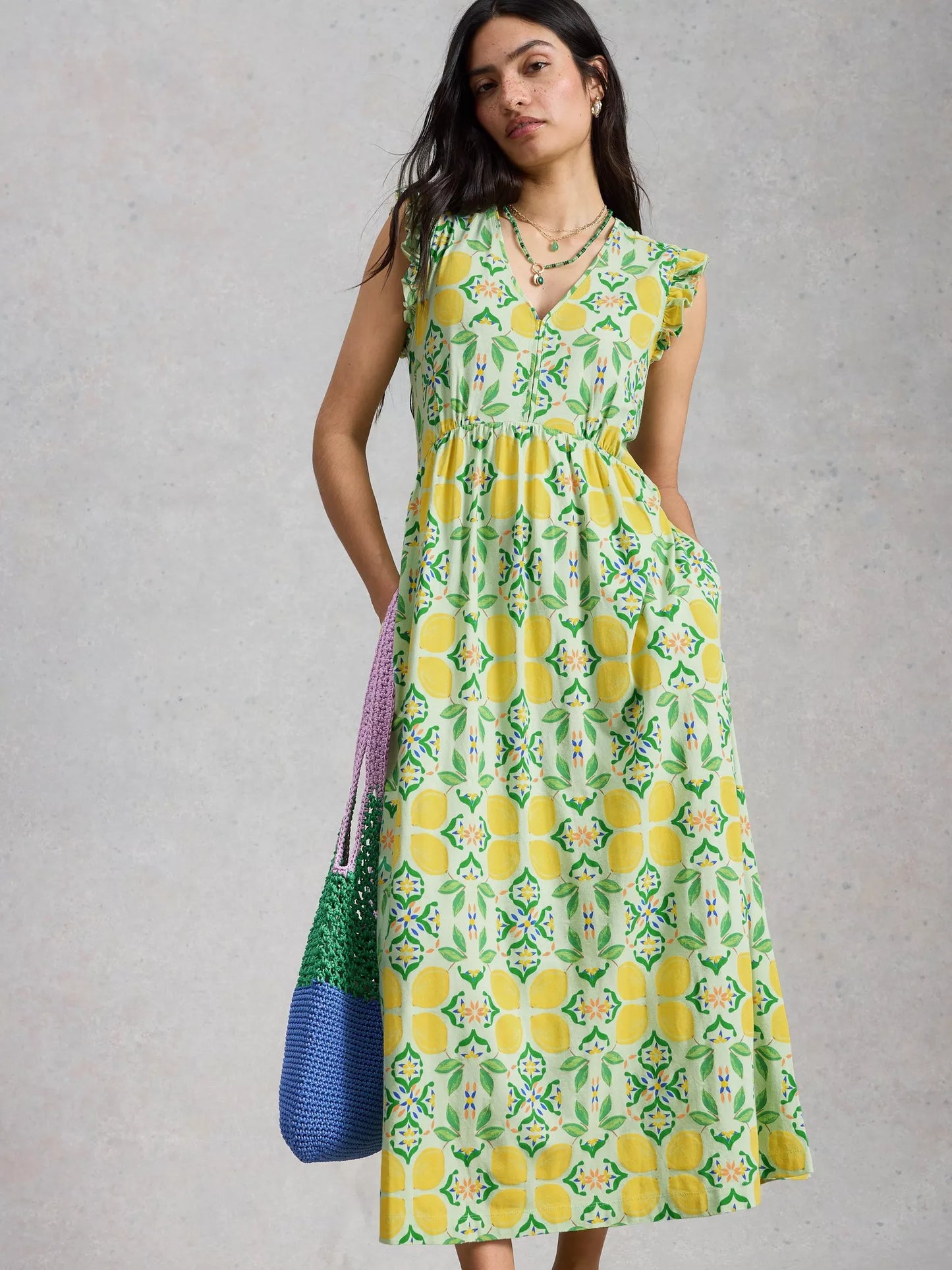 White Stuff - Lorna jersey maxi dress
