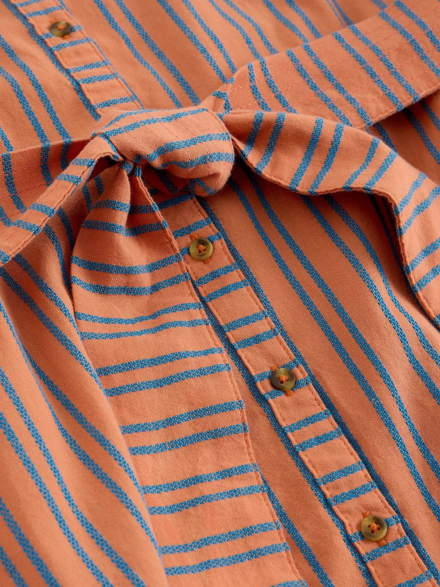 White Stuff - Soma Shirt Dress - Orange multi