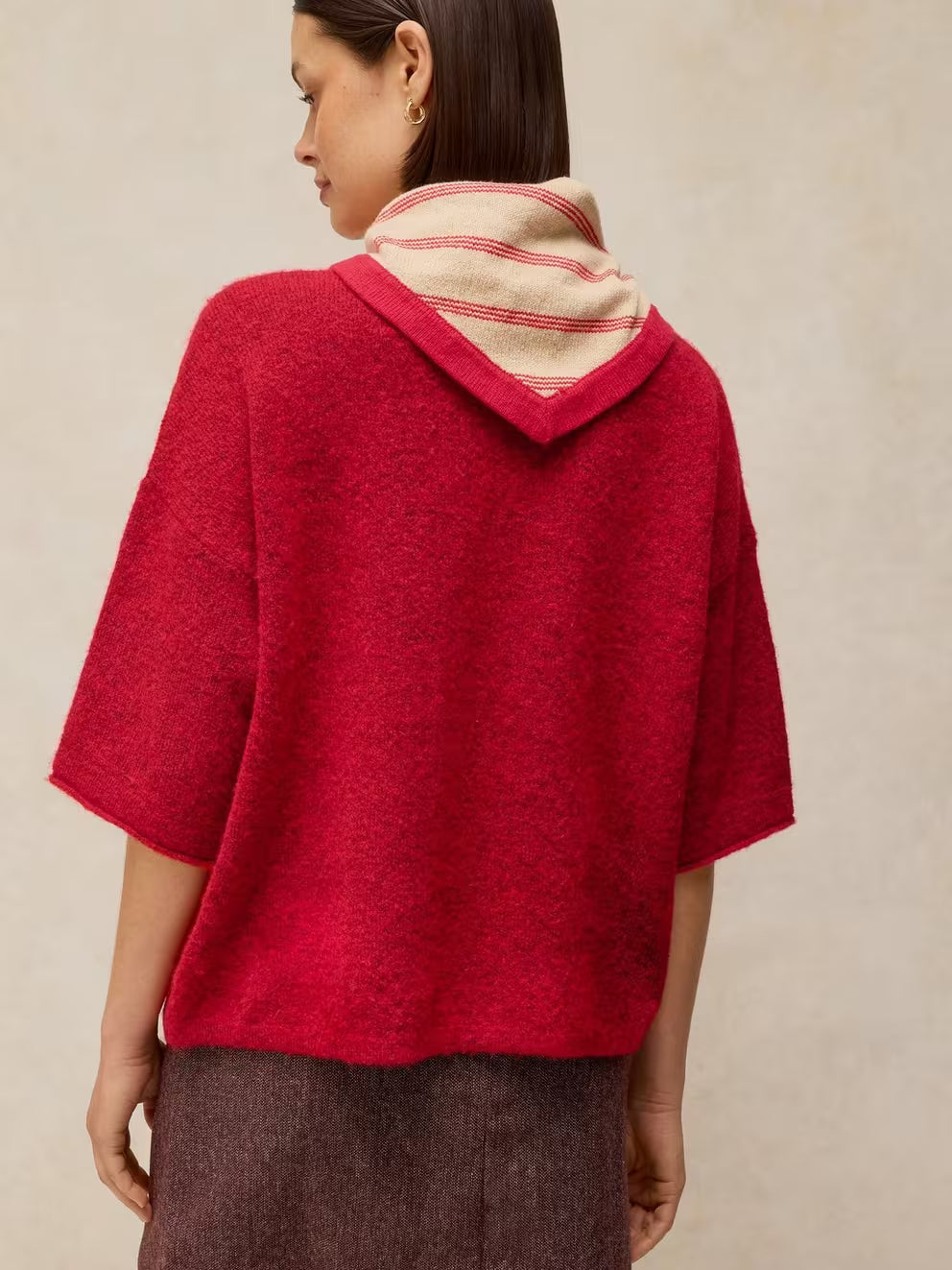 White Stuff - Kate Knitted tee - red