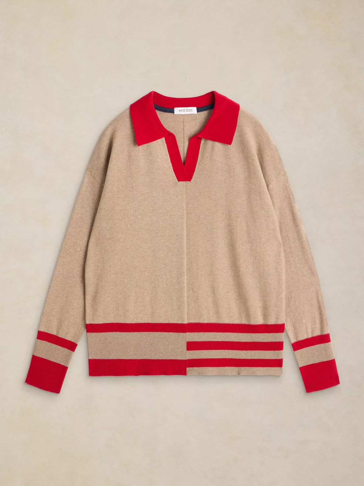 White Stuff - Cara collar jumper