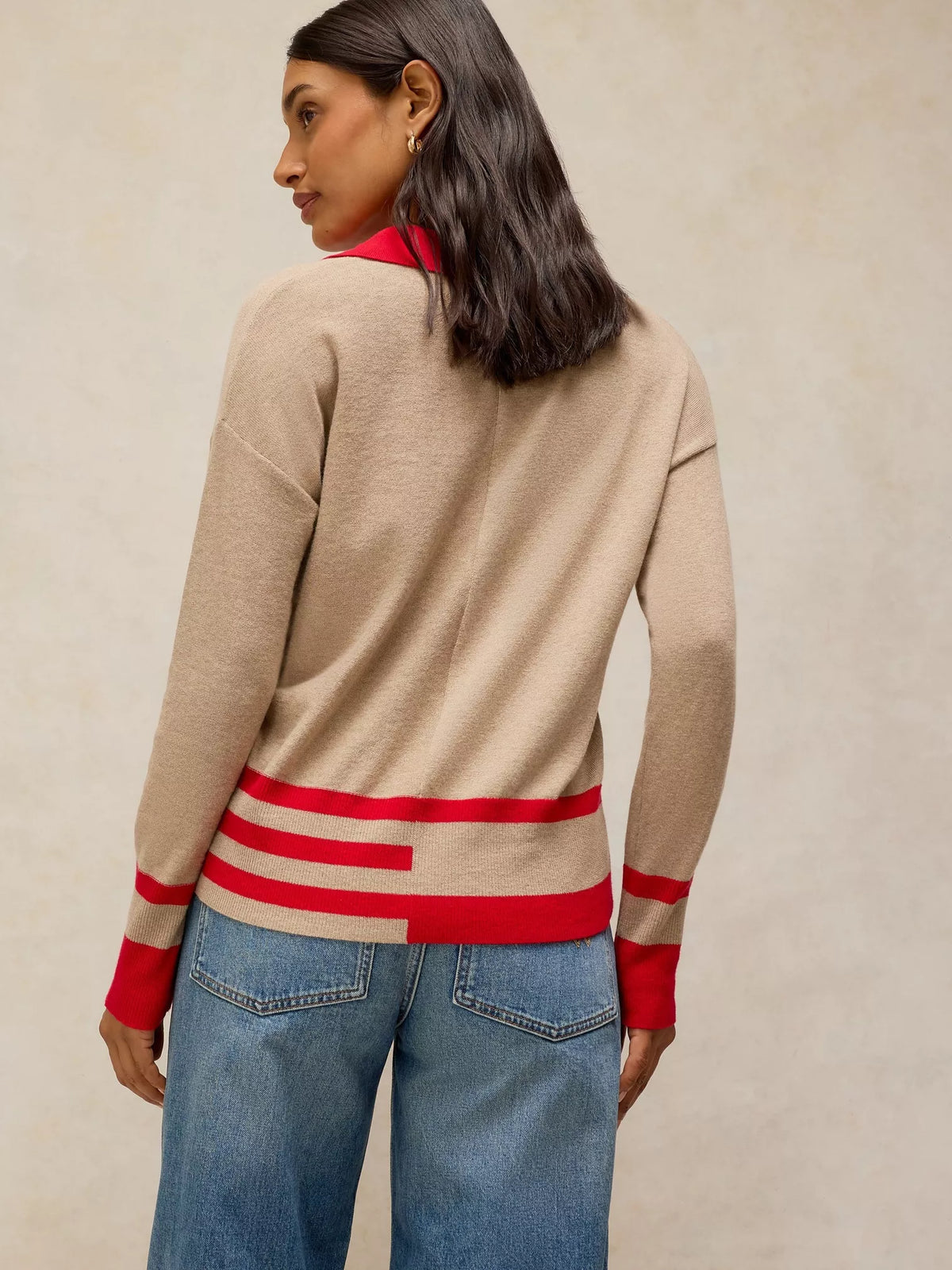 White Stuff - Cara collar jumper