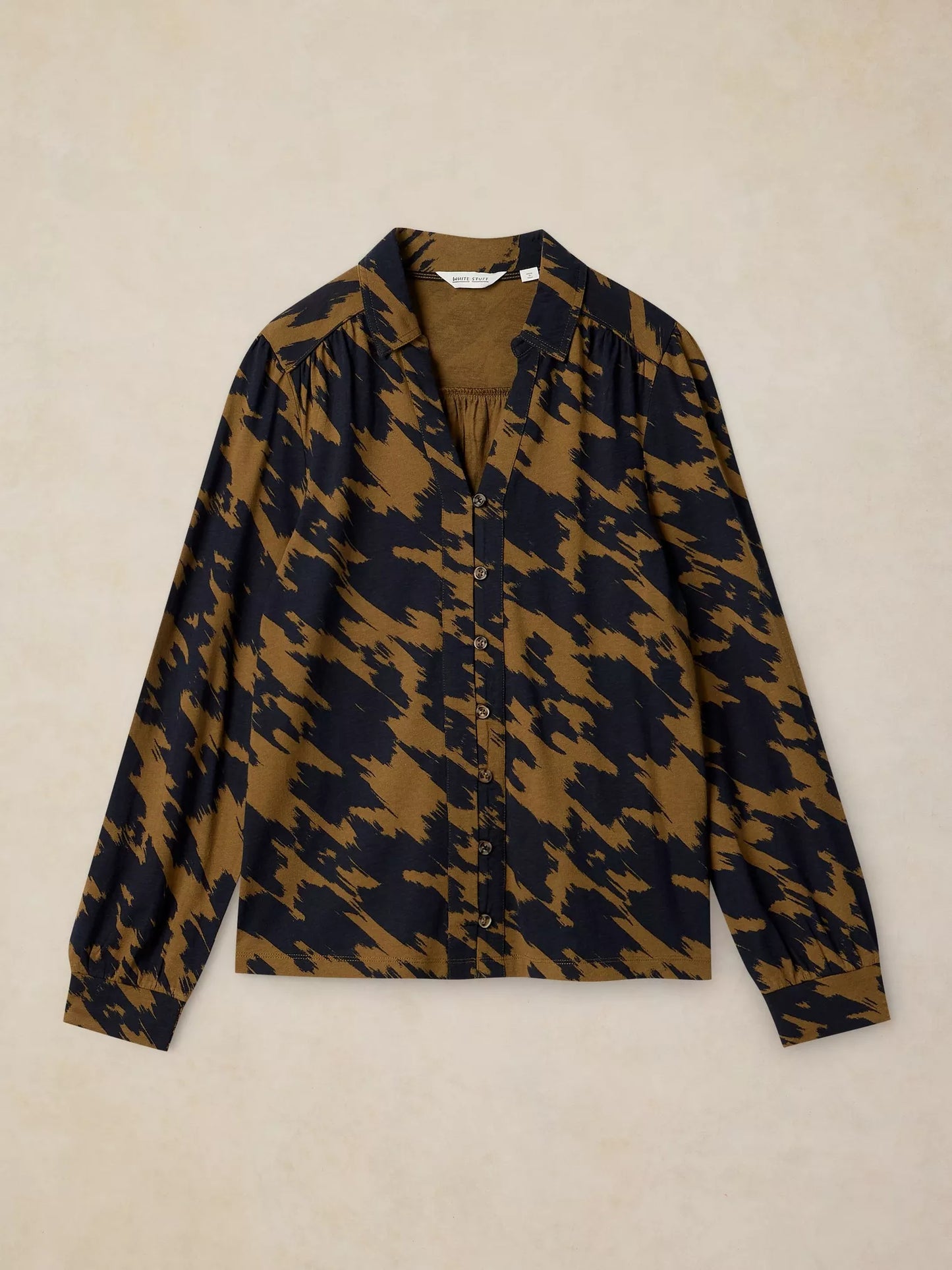 White Stuff - Ronley shirt - green print