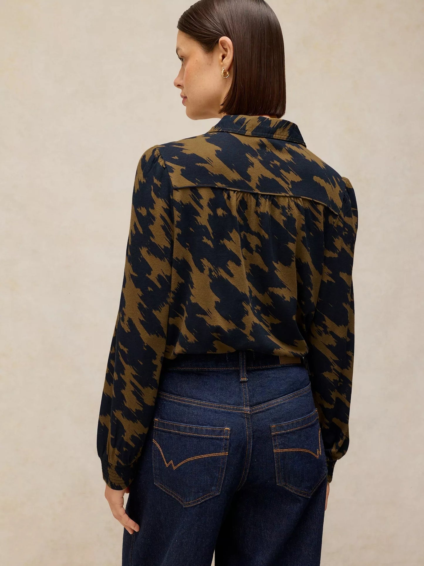 White Stuff - Ronley shirt - green print