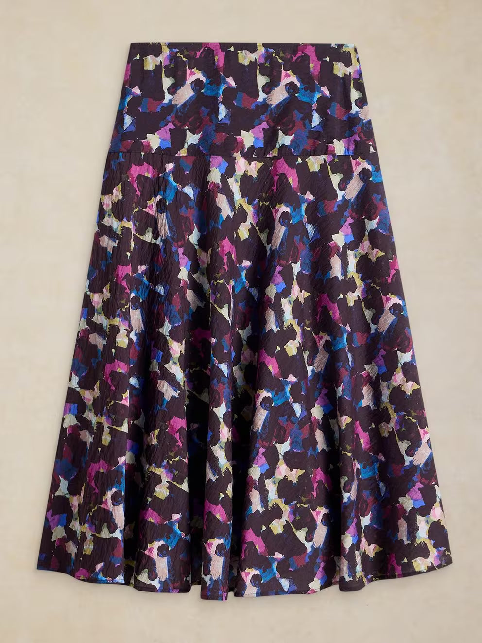White Stuff - Gianna bias cut midi skirt - Pink multi