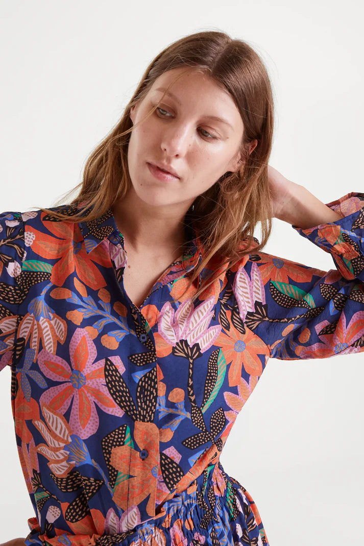 Compania Fantastica - Crepe Shirt - Tigerlily