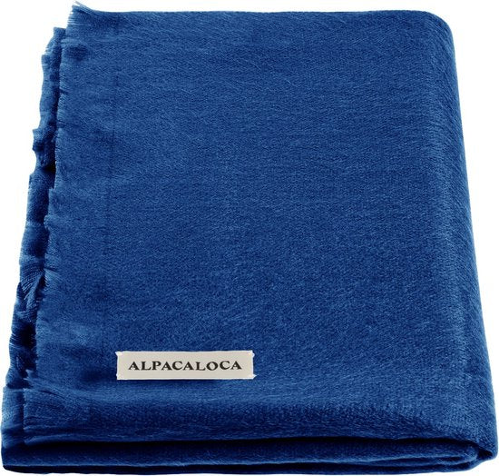 Alpaca Loca - Slim Scarf Cobalt Blue