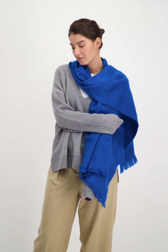 Alpaca Loca - Slim Scarf Cobalt Blue