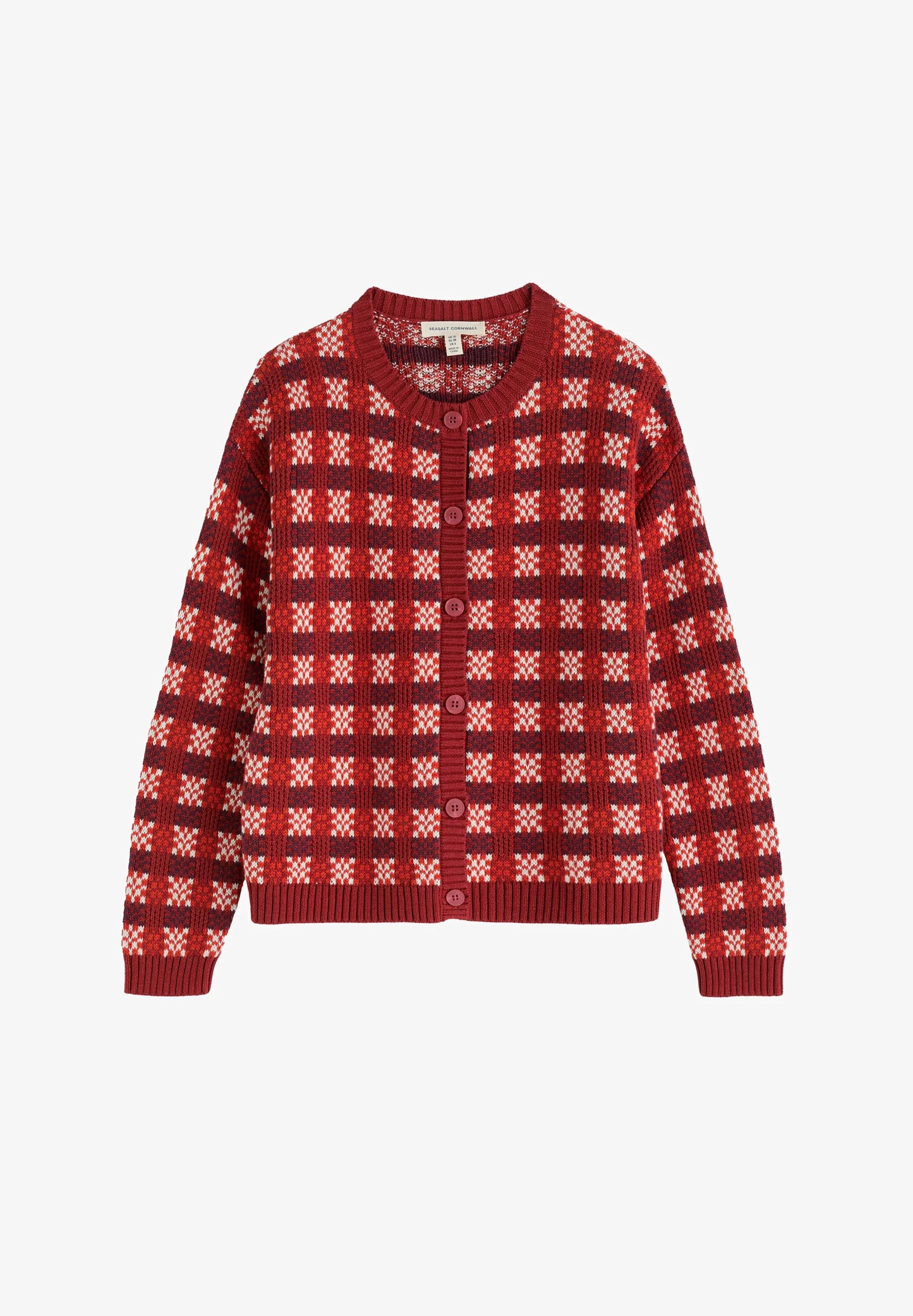 Seasalt - Kensa Cardigan - Circlet Deep Rust Chalk