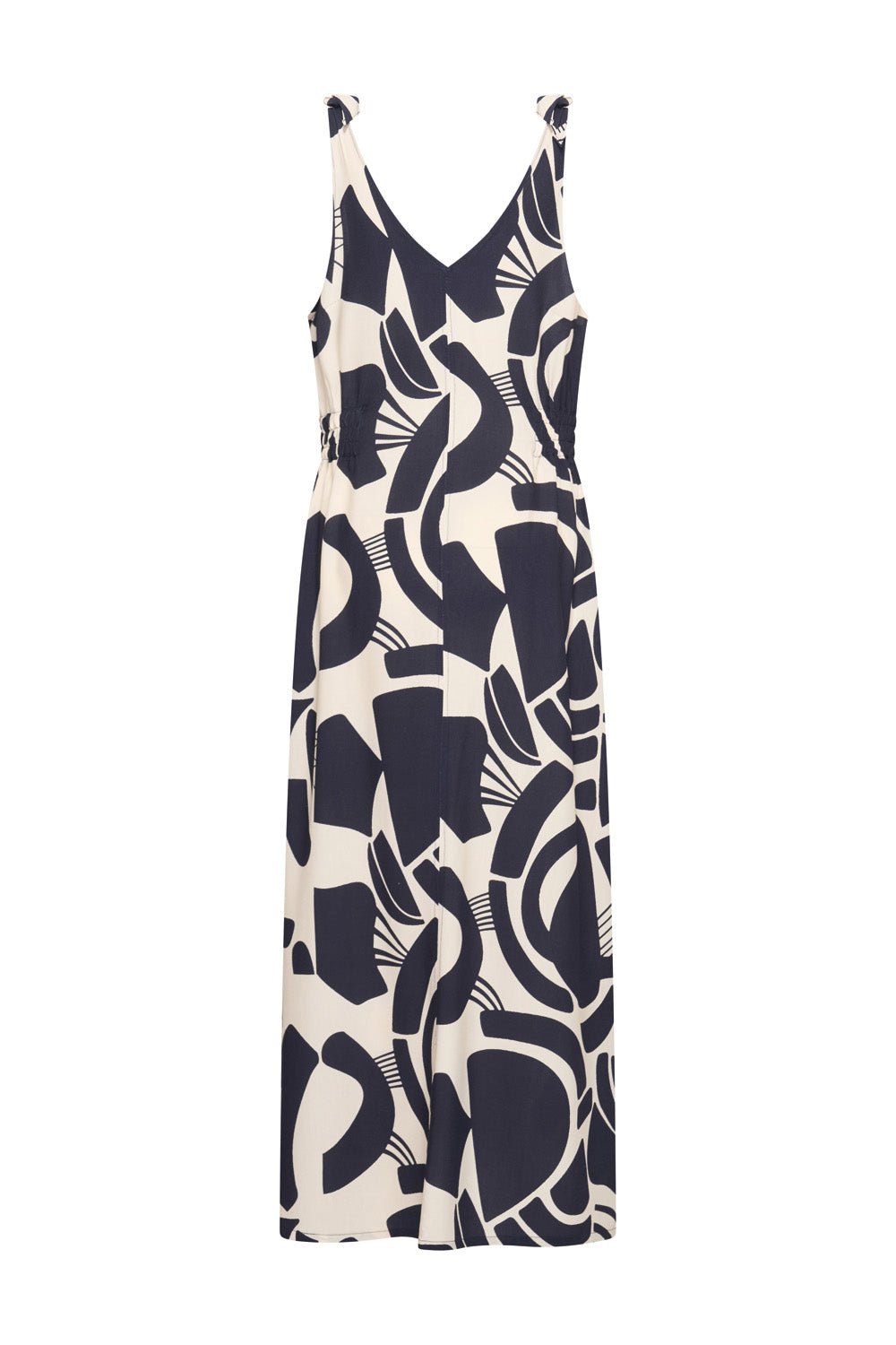 Zilch - Dress Long - Pattern Navy