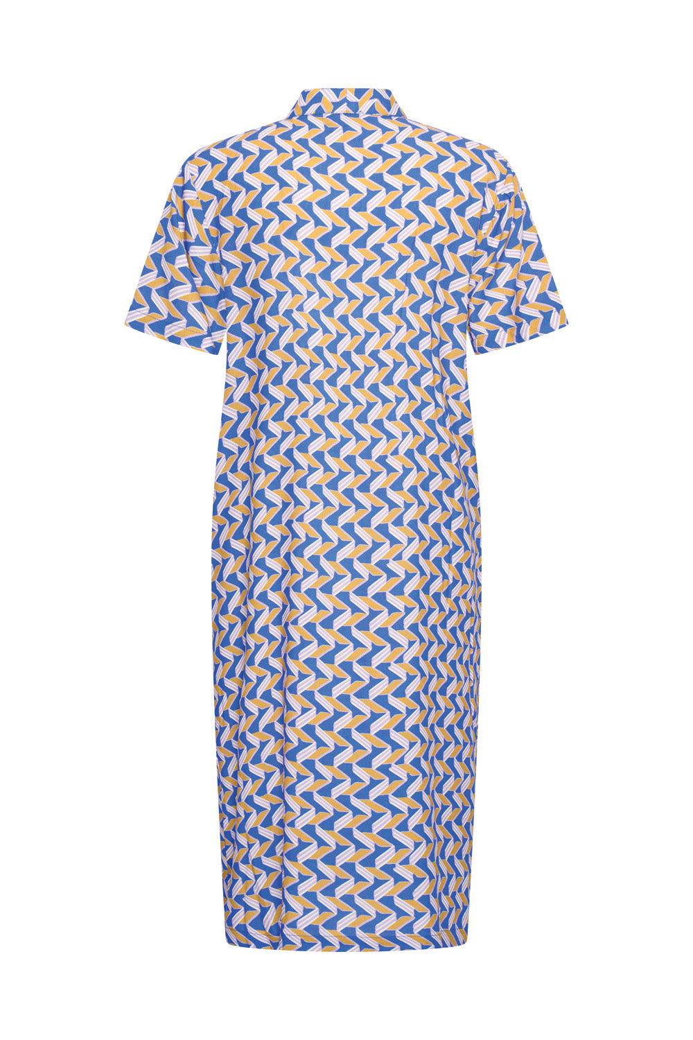 Zilch - Dress Buttons - Graphic Dazzling Blue