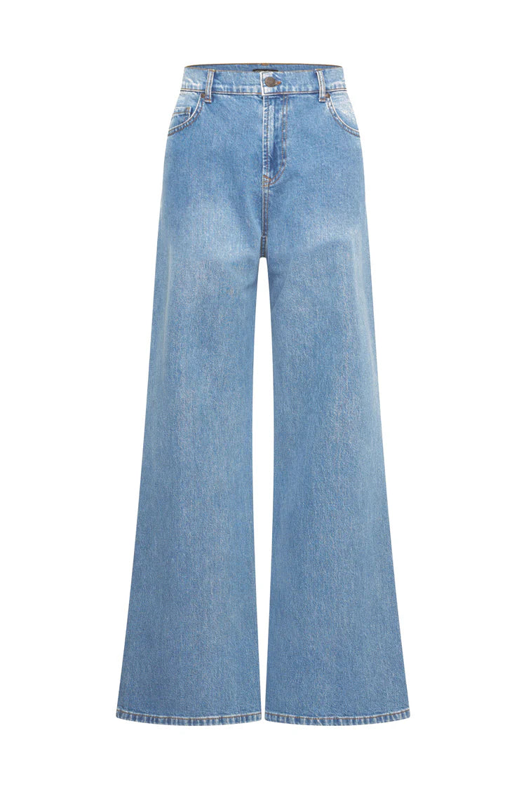 Zilch - Guus - high rise jeans (light blue)