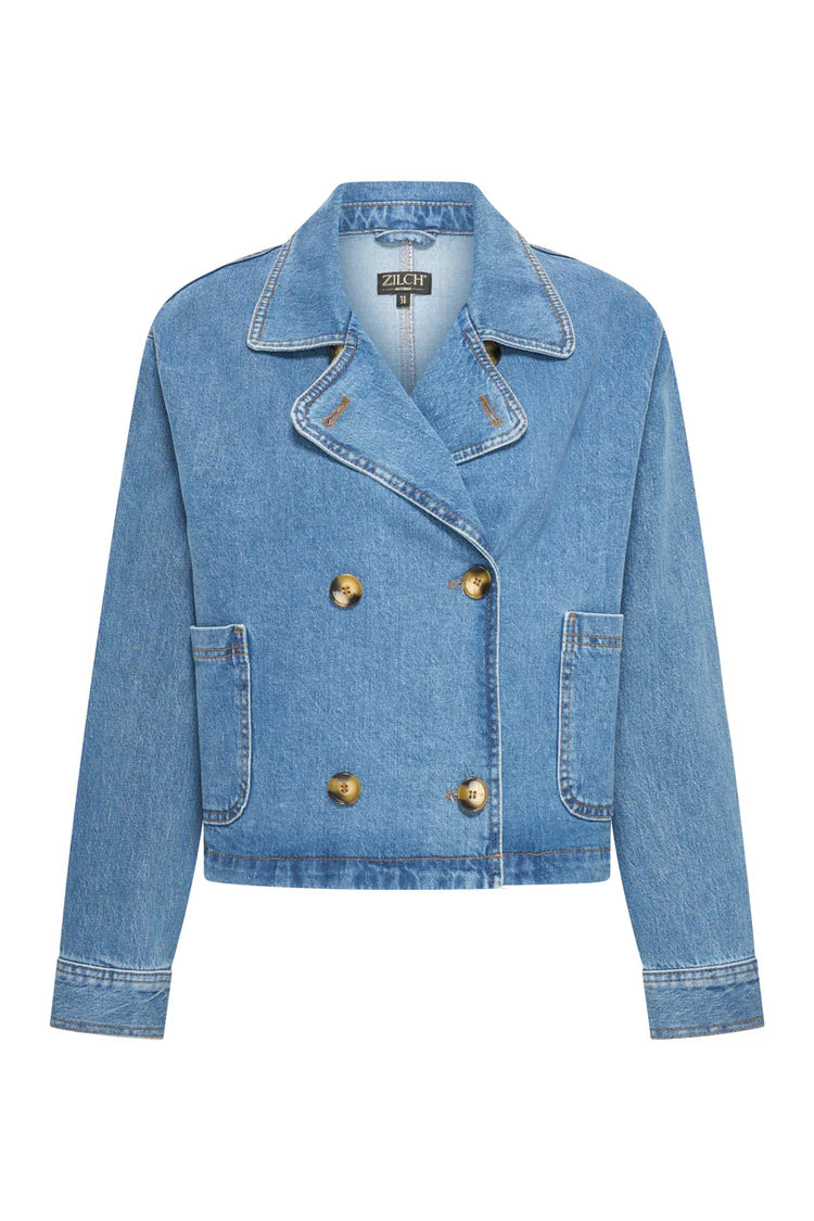 Zilch - Hazel Jacket - Light Blue Denim