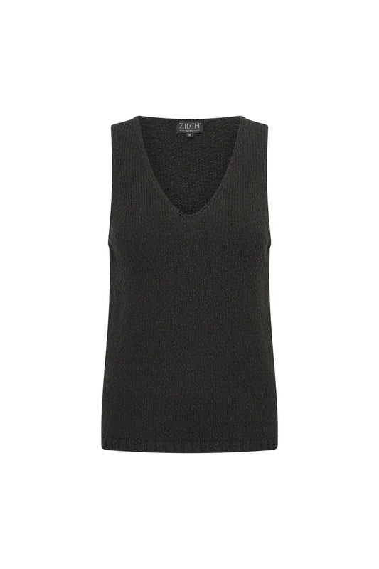 Zilch - Top sleeveless - Black CO10.192