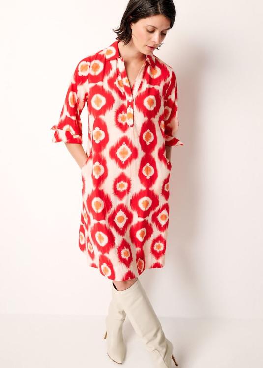 Kyra - Nadine, dress 3/4 sleeve dot print