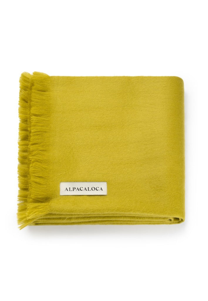 Alpaca Loca - Scarf - Golden Green