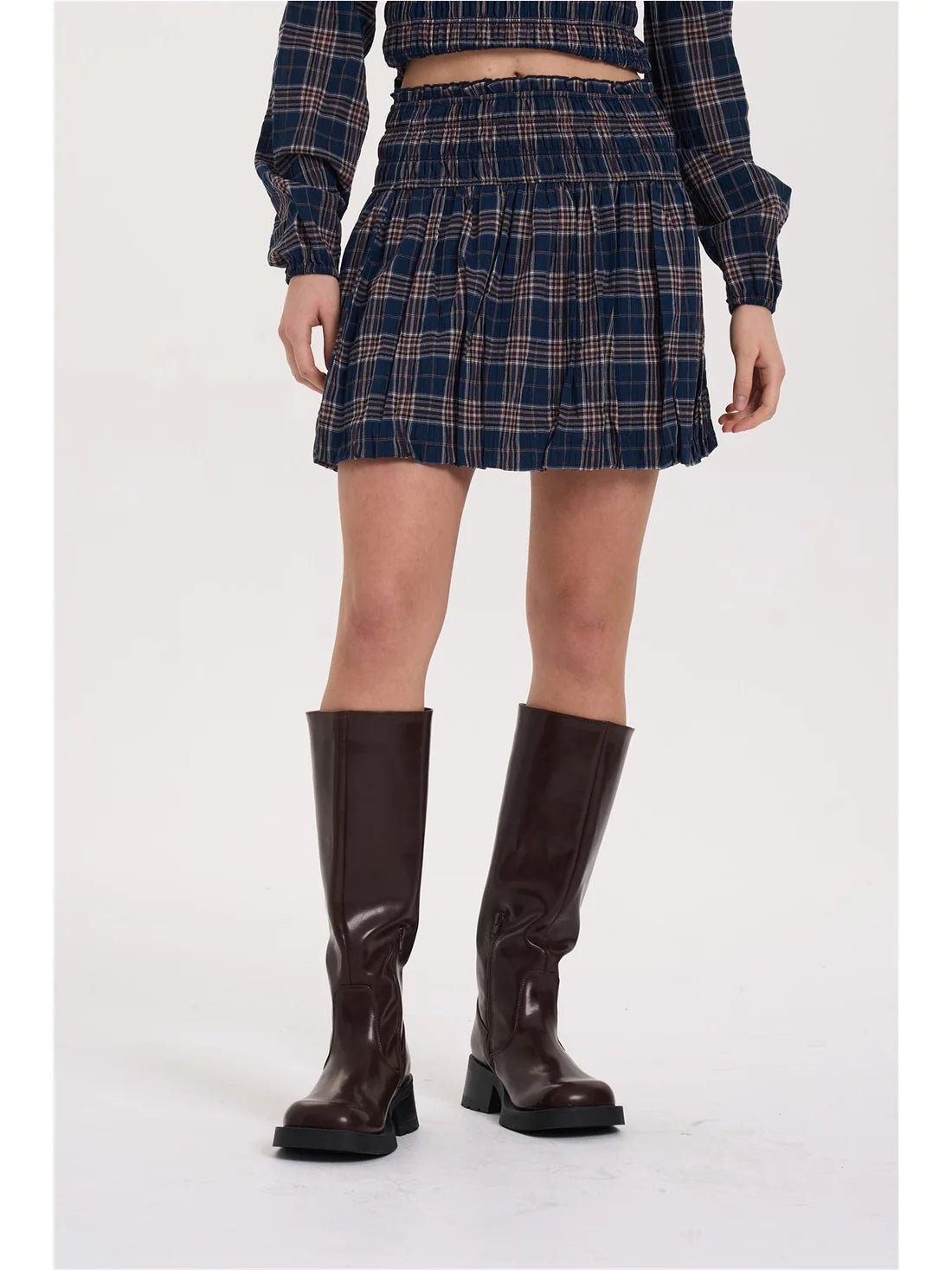 24 Colours - skirt checked
