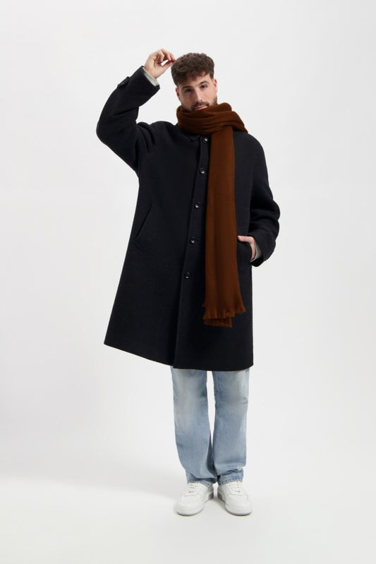 Alpaca Loca - Slim Scarf chocolate brown