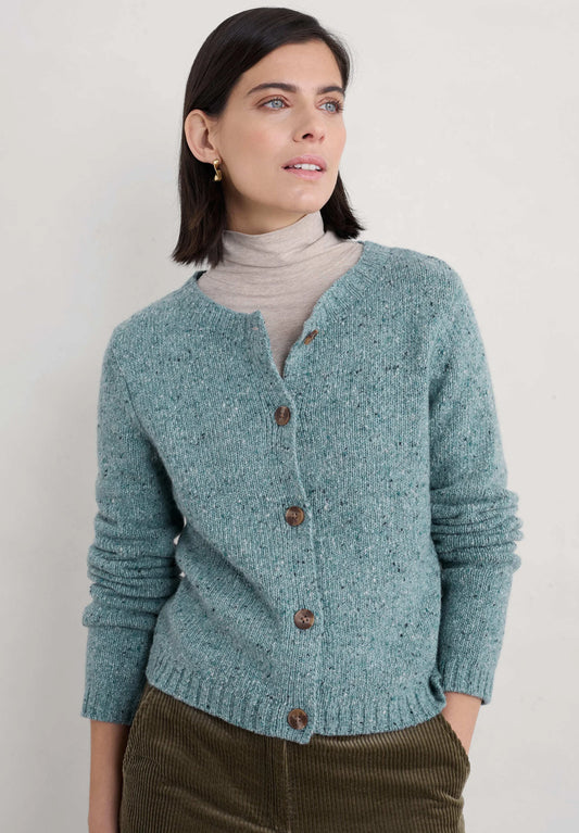 Seasalt - Dawson Pick Cardigan - Blue lichen