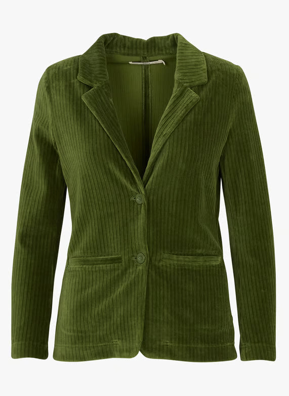 Nice Things - Stretch corduroy blazer - Dark Khaki