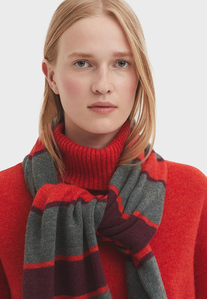 Nice Things - Wool striped scarf - 2 kleuren