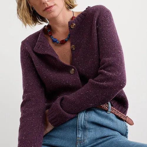 Seasalt - Dawson Pick Cardigan - Grape