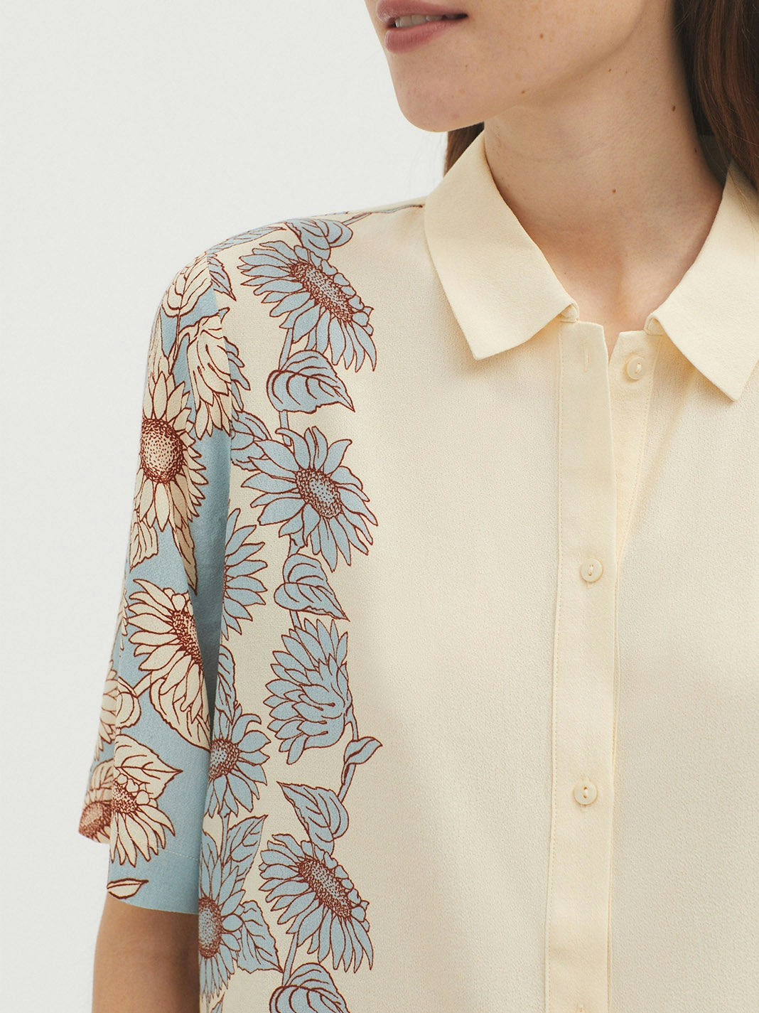 Nice Things - Camisa "Helianthus print"