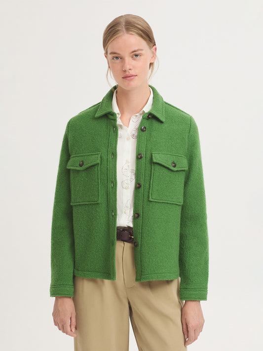 Nice Things - 100% wool jacket - Kiwi green