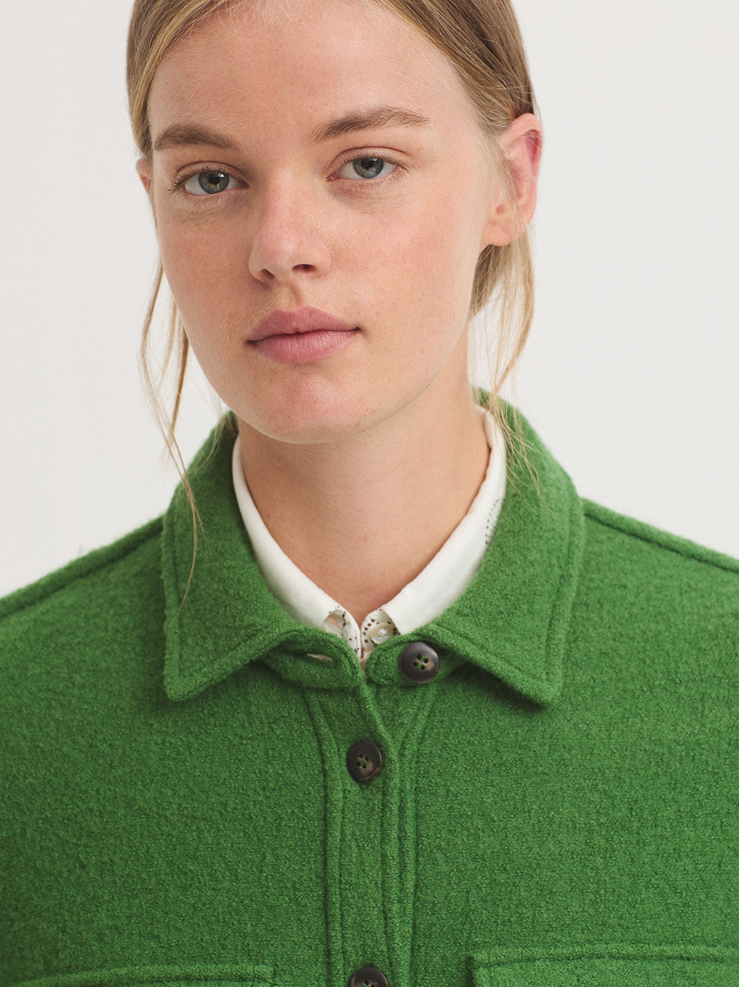 Nice Things - 100% wool jacket - Kiwi green