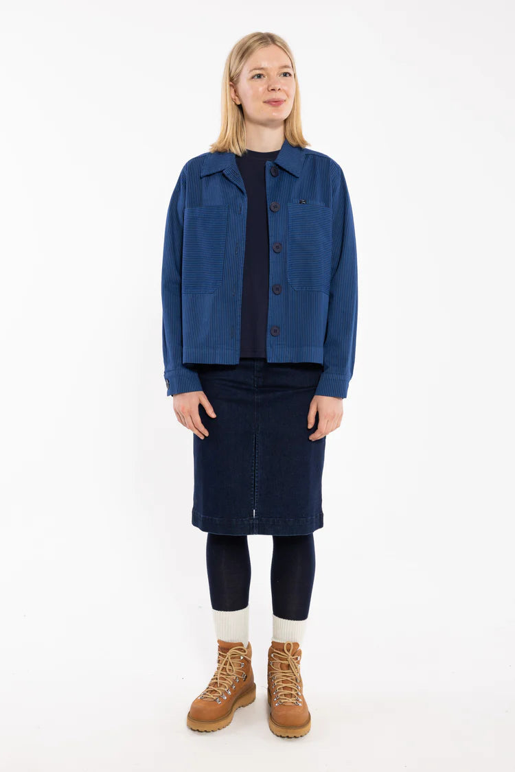 Danefae - Daneprairie Stretch Canvas Jacket - Warm Blue/Dk Navy
