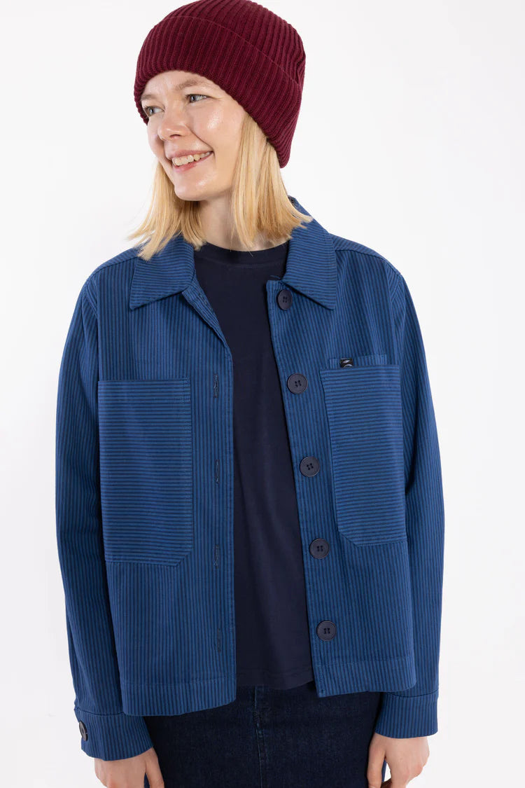 Danefae - Daneprairie Stretch Canvas Jacket - Warm Blue/Dk Navy