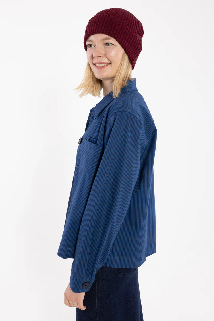 Danefae - Daneprairie Stretch Canvas Jacket - Warm Blue/Dk Navy