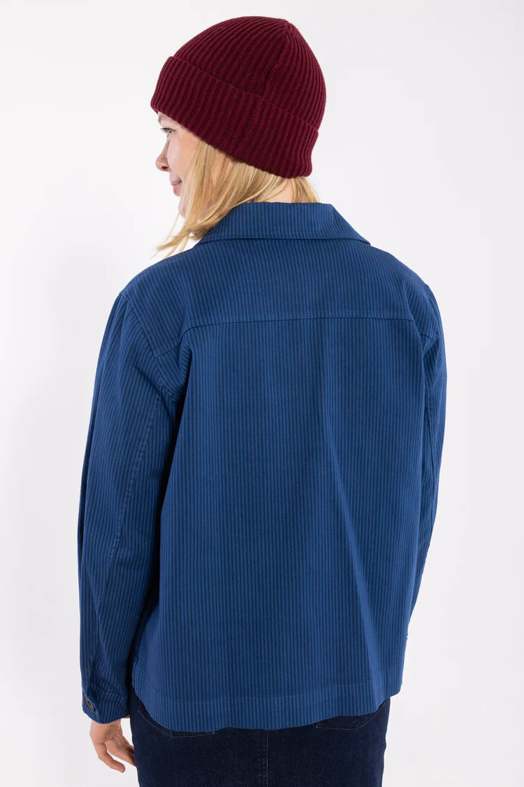 Danefae - Daneprairie Stretch Canvas Jacket - Warm Blue/Dk Navy