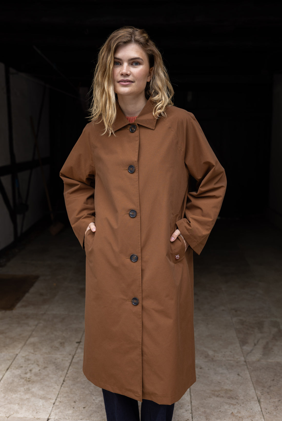 Danefae - Daneladylike mid season jacket - brown