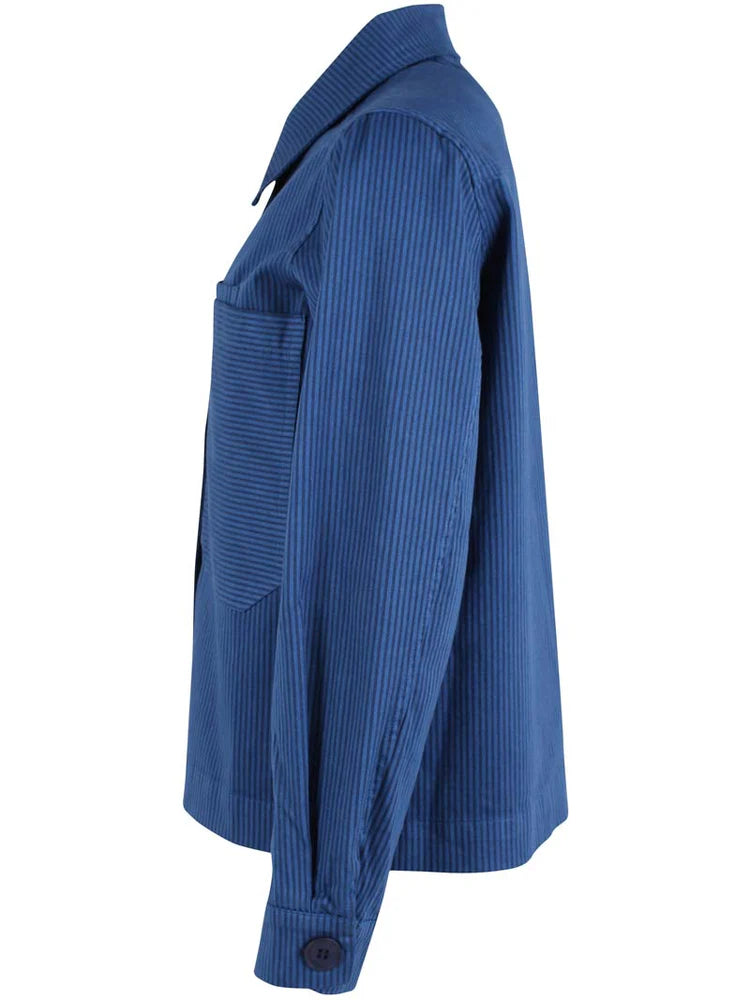 Danefae - Daneprairie Stretch Canvas Jacket - Warm Blue/Dk Navy
