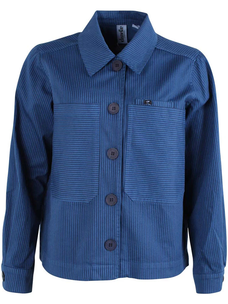 Danefae - Daneprairie Stretch Canvas Jacket - Warm Blue/Dk Navy
