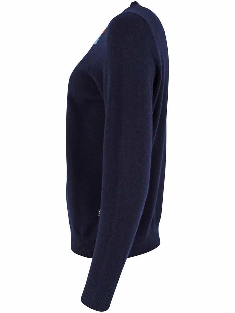 Danefae - Danevibe Merino Wool Sweater - Dark Navy