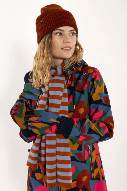 Danefae - Danebundle-Up Scarf - Porcelaine/Chili