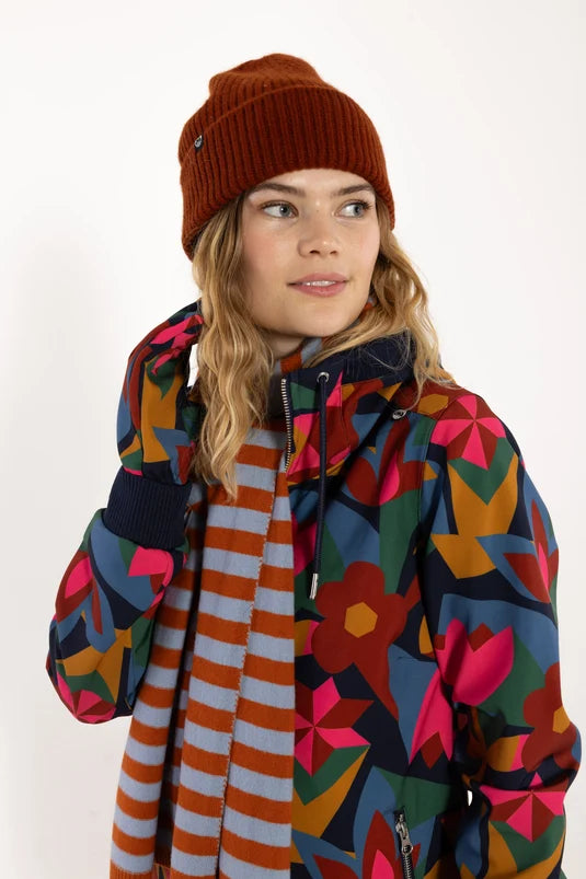 Danefae - Danebundle-Up Scarf - Porcelaine/Chili