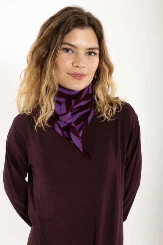 Danefae - Danecharmer Scarf - Dark Wine/Purple