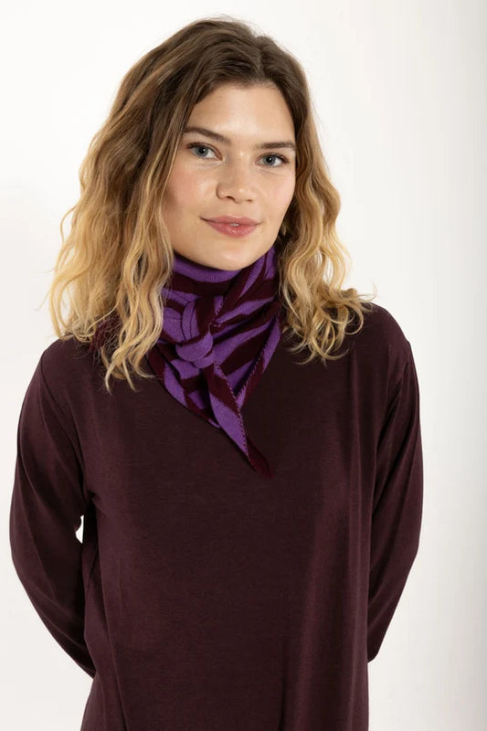 Danefae - Danecharmer Scarf - Dark Wine/Purple
