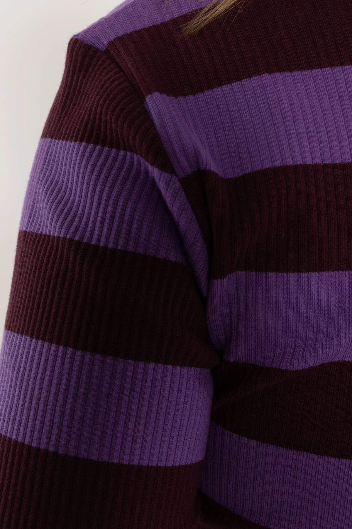Danefae - Danehero Ribbing Tee - Dark Wine/ Purple